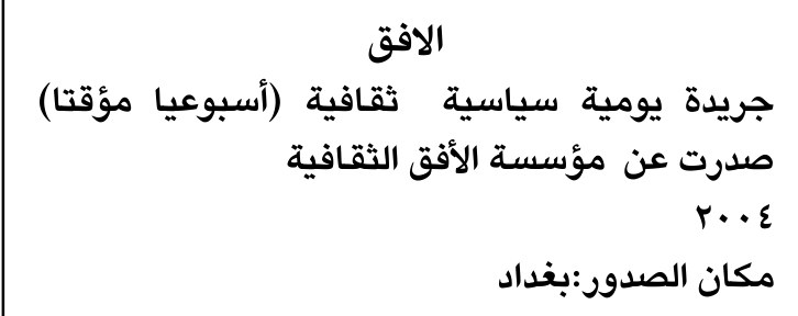 الافق