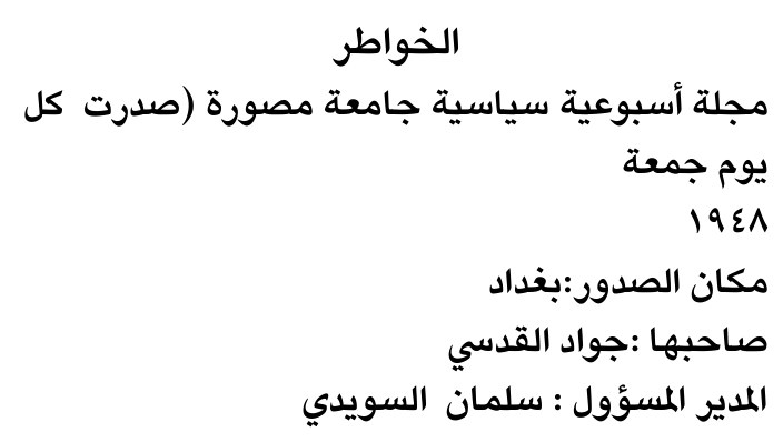 الخواطر